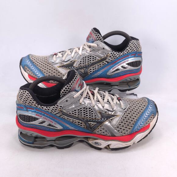 Mizuno Wave Creation 12 Athletic Running Shoe Womens Size 10 8KN-10154 Gray Blue - Picture 6 of 10
